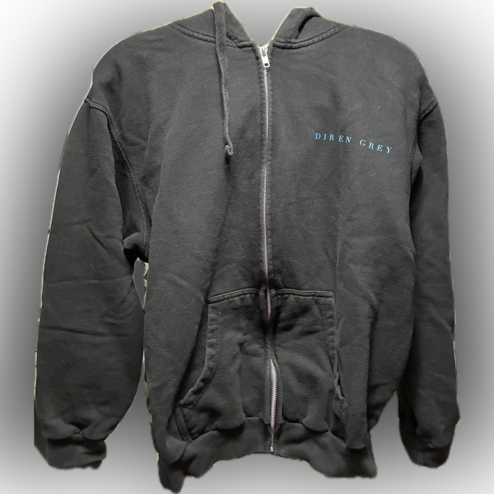 Y2K Dir En Grey Never Free From The Awakening Tour Zip Up Hoodie